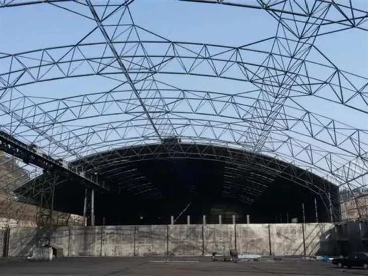 Steel Structure Bolt Ball Grid Coal Shed