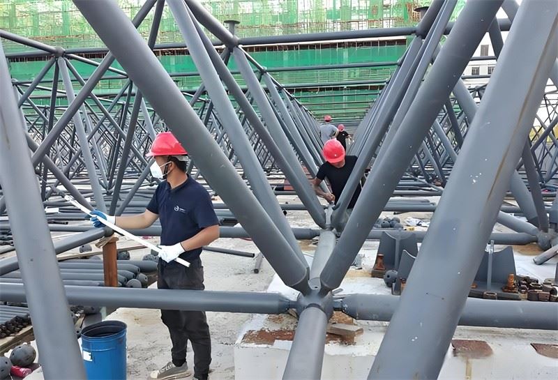 Steel Structure Bolt Ball Grid School Steel Structure Bolt Ball Grid School