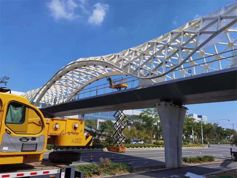 Steel Structure Pedestrian Overpass